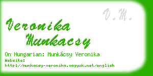 veronika munkacsy business card